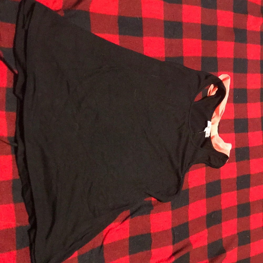 Black tank top